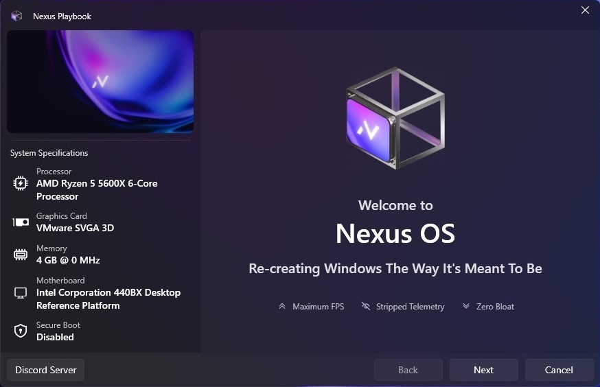 Nexus Playbook Configuration GUI